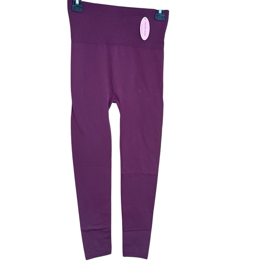 Anemone Tummy Control Leggings Burgundy